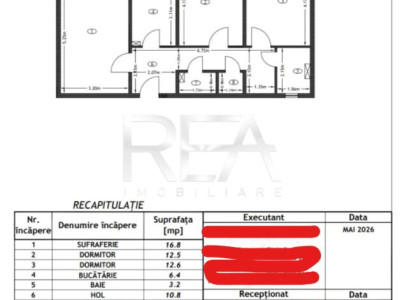 ​Apartament generos de 3 camere – Decomandat Colentina