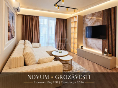 2 camere | Novum Grozăvești | 60,3 m² | Etaj 9/11 | Încălzire în pardoseală