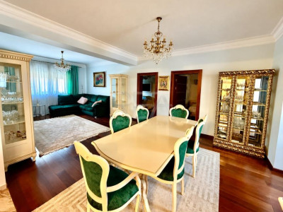 3 camere Dorobanți decomandat,centrală,et. 3, 105 mp,renovat,boxă 