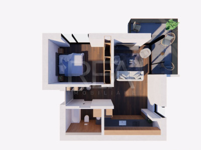 2 camere decomandat - Balcon 10,6 mp - Tepeș Vodă 152