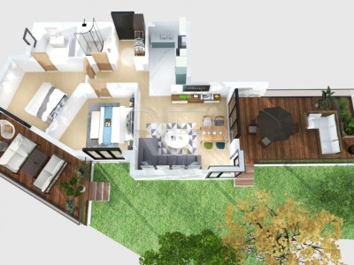 3 camere cu gradina in Mosilor la 8 min metrou Obor