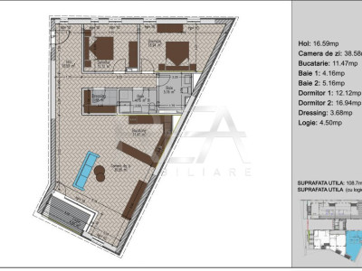 Apartament 3 Camere Timpuri Noi
