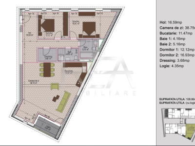 Apartament 3 Camere Pozitie Excelenta Timpuri Noi