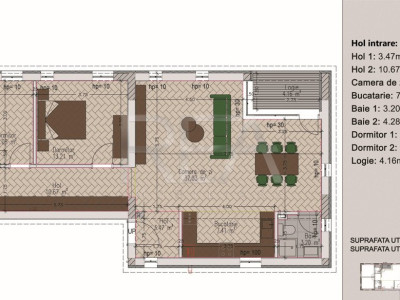 Apartament 3 Camere Timpuri Noi
