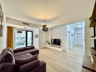2 camere tavan 3 m + terasă mare | Bloc nou Kiseleff