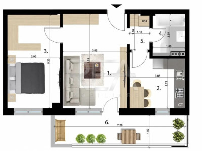 2 Camere| Balcon Mare | Parcare | Atlas Residence-Bulevardul Timisoara