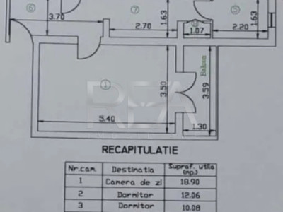 3 camere - parter/4 - bloc H - Titan/Policlinica
