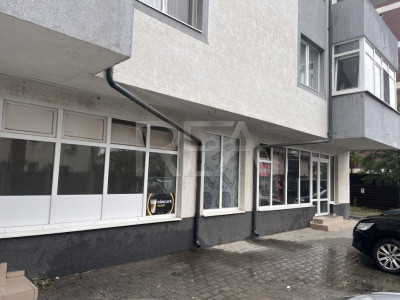 Spatiu Comercial de inchiriat 83 mp zona cu vad Popesti Leordeni 