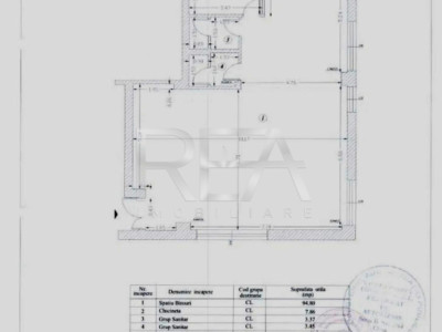 Spațiu de birouri open-space | Zona Centrală-Cismigiu