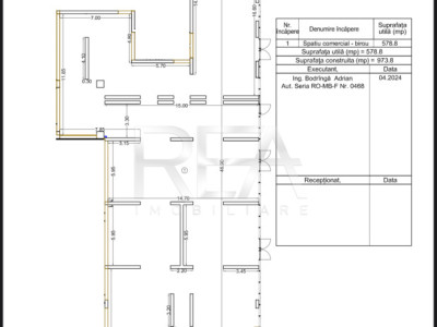 Spatiu Comercial | Inchiriere totala sau partiala | Bloc Nou | 