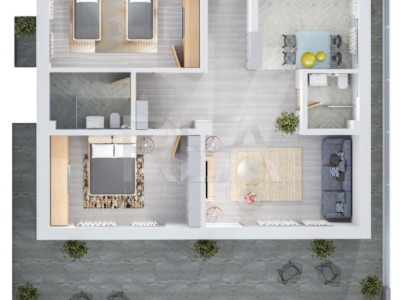 UP Boutique - Pipera Voluntari - APARTAMENT 3 CAMERE finisaje LUX
