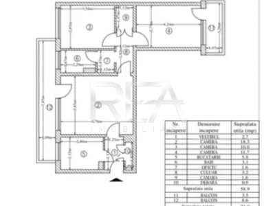 3 camere 4/8, anvelopat, Drumul Taberei-Mall Plaza.