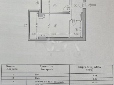2 camere-Popesti-Leordeni-decomandat-2/3-2016-centrala-Trend Residence