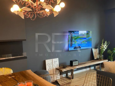 2 camere, penthouse, mobilat designer + 2 parcări – Aviatiei Tower