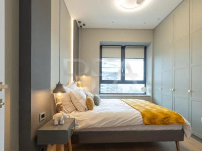 2 camere, penthouse, mobilat designer + 2 parcări – Aviatiei Tower