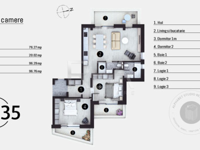 Apartament 3 Camere Doamna Ghica Dezvoltator 
