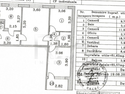Apartament 3 camere, et 1/4, centrala/ Drumul Taberei