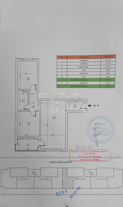 Apartament 2 camere | Loc de parcare | Gata de mutare