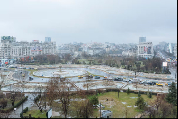 Apartament cu 4 camere cu vedere spre fântânile de la Piața Unirii