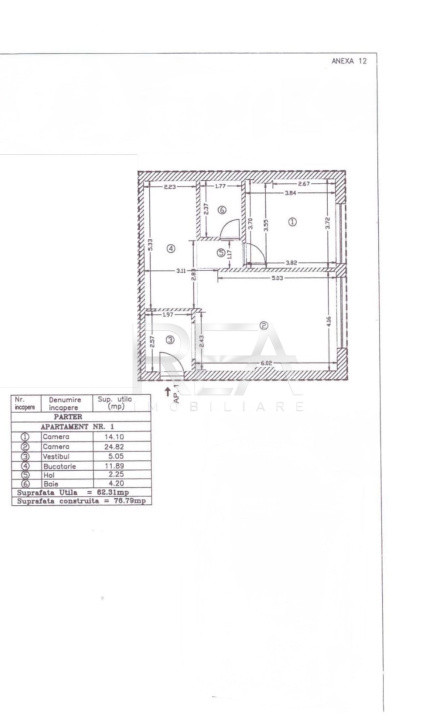 Apartament 2 camere | Centrala Proprie | Bloc 2010