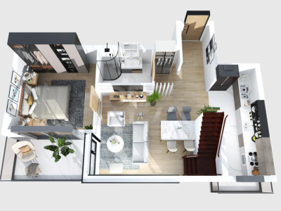 Duplex 4 camere Ultracentral - Mosilor la 8 min Metrou 