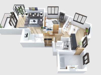 3 camere vedere superba Ultracentral - Mosilor 