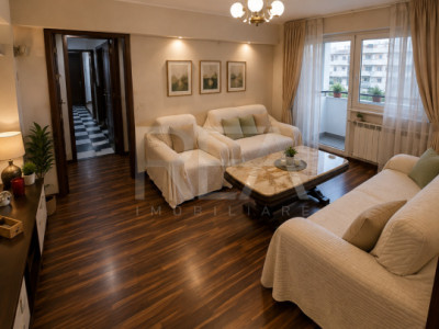 3 camere, Timpuri Noi, an 1984, 70 mp, metrou, renovat, anvelopat