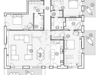 Apartament 4 camere , Green Lake, Grivita