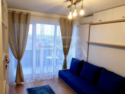 Studio în Aviatiei Apartments cu terasa de 12 mp 