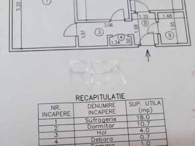 2 camere Titan decomandat, metrou, anvelopat