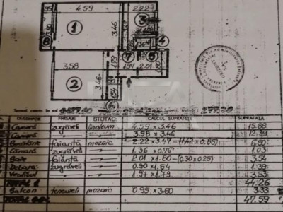 2 camere, et 1/4, bloc tip P-Drumul Taberei