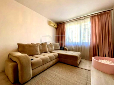 3 camere Chișinău, inst. schimb., parcare, et. 6, an 1983, 69 mp