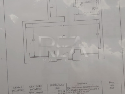 Spațiu comercial de închiriat – Unirii, zona Fântâni