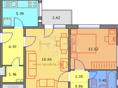 2 camere, 10/10, 50mp,-Drumul Taberei-Mall Plaza