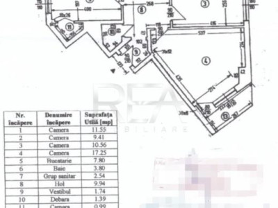 4 camere, et 9/10, bloc 1982, anvelopat-Str Turda